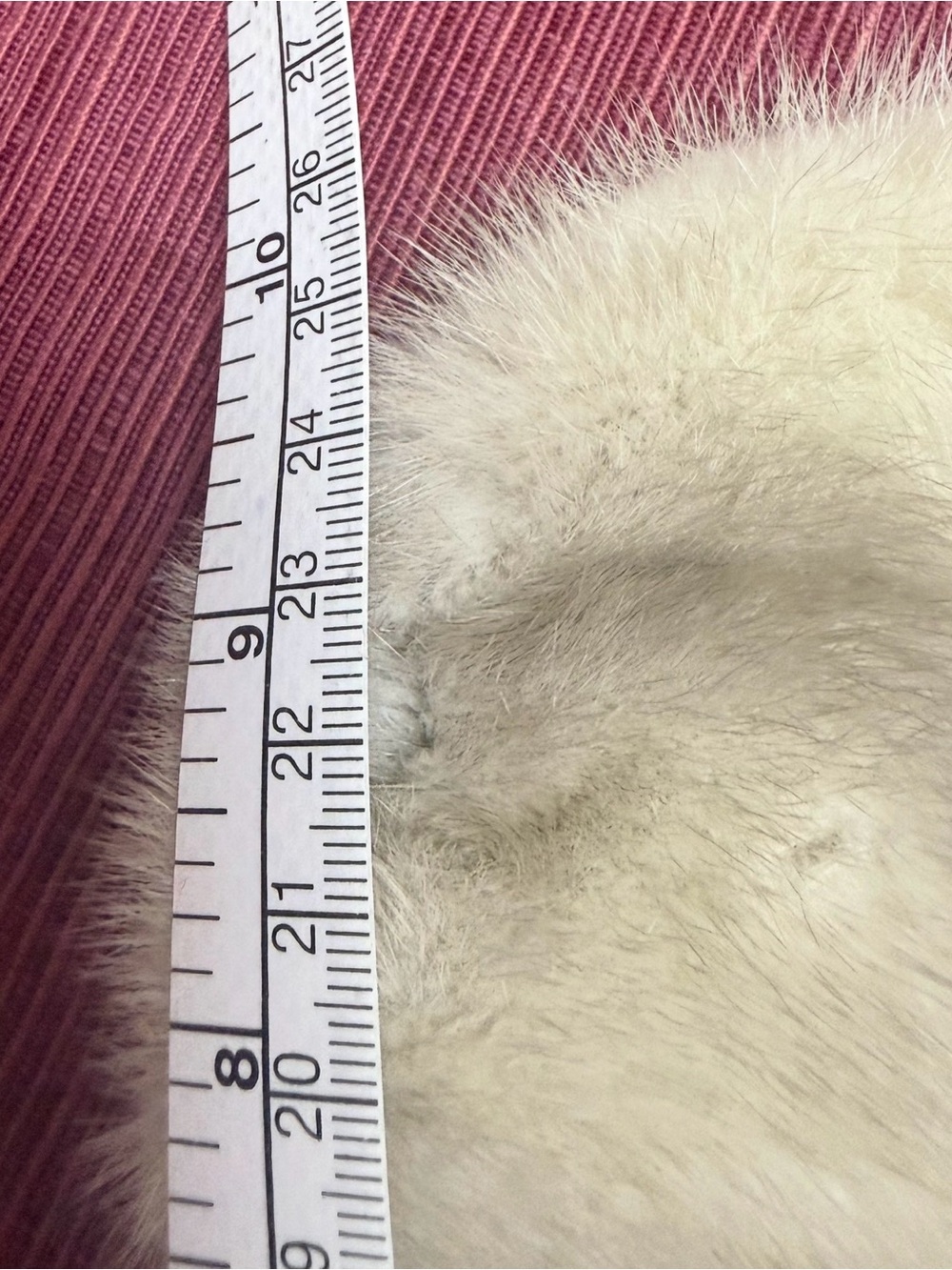 Lux mink Fur Shawl Wrap in Light Beige - Women Accessories - Picture 10 of 13